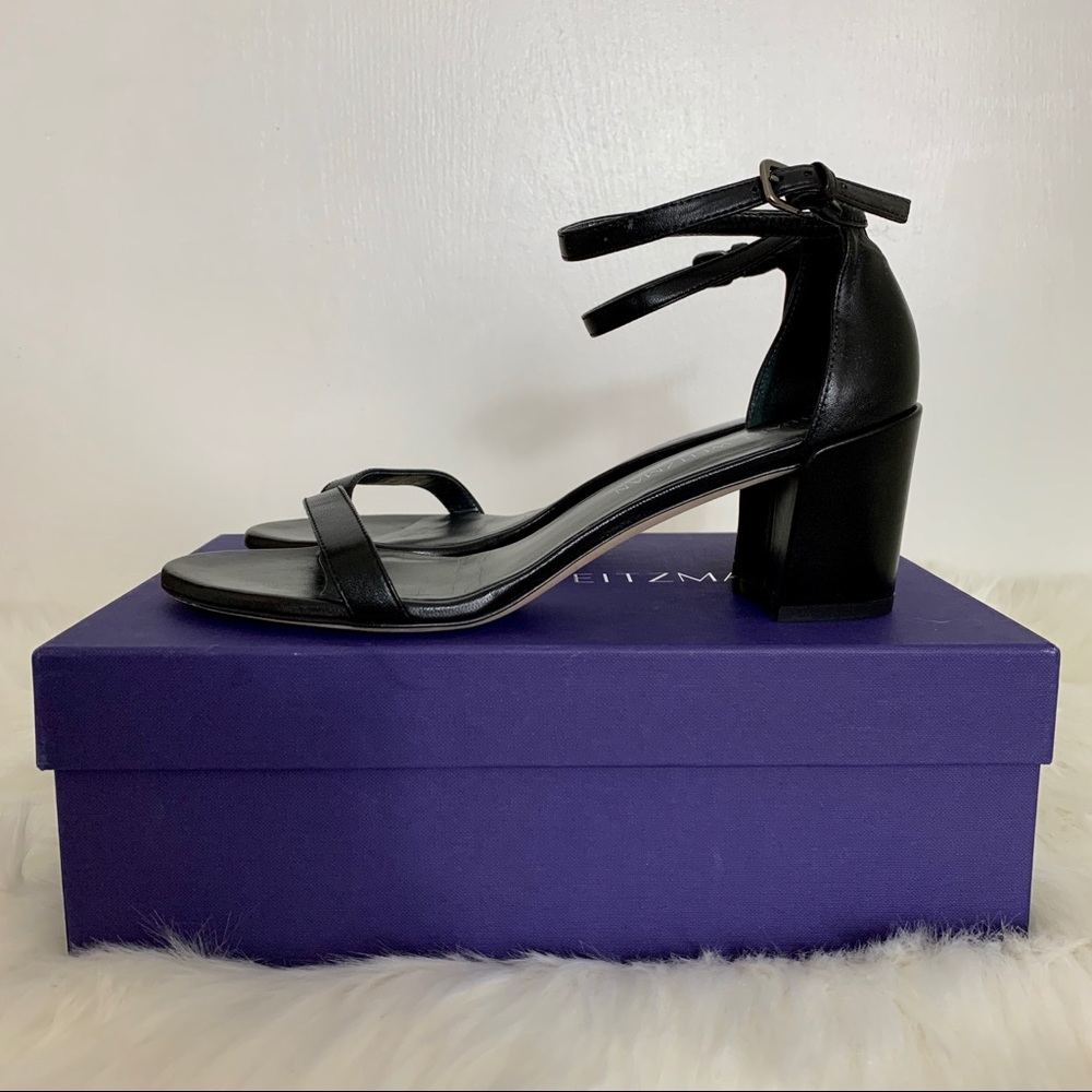 Stuart Weitzman Simple City Block Heel Sandal